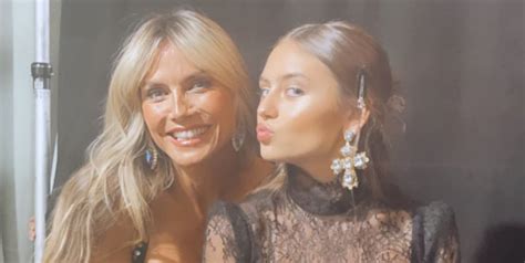 Heidi Klum Matches with Daughter Leni as She Walks the D&G 